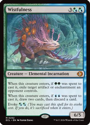 Wistfulness (PPECL-252) - Promo Pack: Lorwyn Eclipsed Foil
