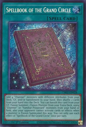 Spellbook of the Grand Circle [CH02-EN028] Secret Rare - THE CHRONICLES DECK: Spirit Charmers (All-Foil Edition) - Card Brawlers | Quebec | Canada |