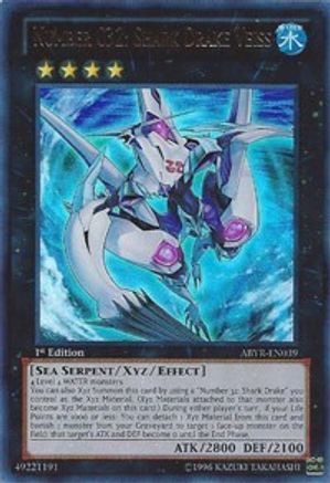 Numéro C32 : Dragon Requin Veiss [ABYR-EN039] Ultra Rare 