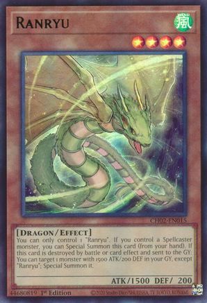 Ranryu [CH02-EN015] Ultra Rare - THE CHRONICLES DECK: Spirit Charmers (All-Foil Edition) - Card Brawlers | Quebec | Canada |