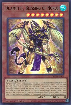 Duamutef, Blessing of Horus [CH02-EN023] Ultra Rare