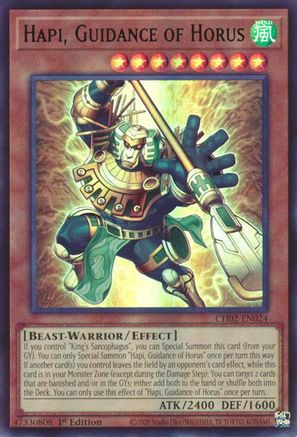 Hapi, Guidance of Horus [CH02-EN024] Ultra Rare - THE CHRONICLES DECK: Spirit Charmers (All-Foil Edition) - Card Brawlers | Quebec | Canada |