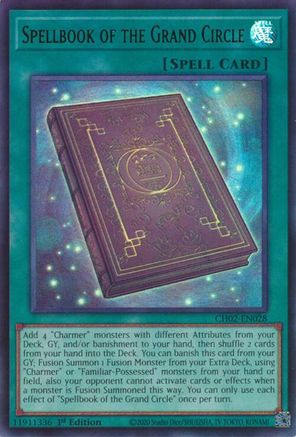 Spellbook of the Grand Circle [CH02-EN028] Ultra Rare - THE CHRONICLES DECK: Spirit Charmers (All-Foil Edition) - Card Brawlers | Quebec | Canada |