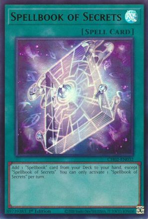 Spellbook of Secrets [CH02-EN032] Ultra Rare - THE CHRONICLES DECK: Spirit Charmers (All-Foil Edition) - Card Brawlers | Quebec | Canada |
