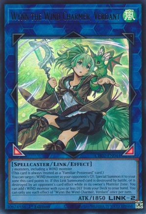 Wynn the Wind Charmer, Verdant [CH02-EN044] Ultra Rare - THE CHRONICLES DECK: Spirit Charmers (All-Foil Edition) - Card Brawlers | Quebec | Canada |