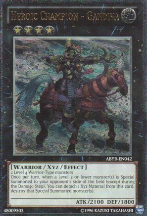 Heroic Champion - Gandiva (UTR) [ABYR-EN042] Ultimate Rare - Yu-Gi-Oh! - Card Brawlers | Quebec | Canada |