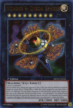 Number 9: Dyson Sphere [ABYR-EN044] Ultra Rare - Yu-Gi-Oh! - Card Brawlers | Quebec | Canada |