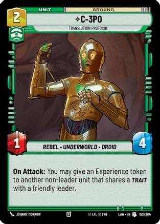 C-3PO - Translation Protocol (152/264) - A Lawless Time - A Lawless Time - Card Brawlers | Quebec | Canada |
