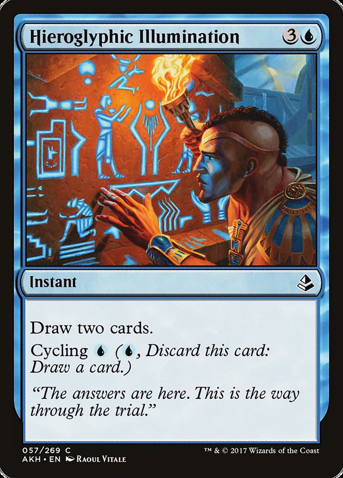 Hieroglyphic Illumination [Amonkhet] - Magic: The Gathering - Card Brawlers | Quebec | Canada |