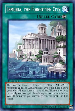 Lemuria, the Forgotten City [ABYR-EN057] Common - Yu-Gi-Oh! - Card Brawlers | Quebec | Canada |