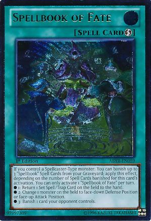 Spellbook of Fate (UTR) [ABYR-EN059] Ultimate Rare - Yu-Gi-Oh! - Card Brawlers | Quebec | Canada |