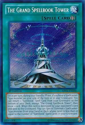 The Grand Spellbook Tower [ABYR-EN060] Secret Rare - Yu-Gi-Oh! - Card Brawlers | Quebec | Canada |