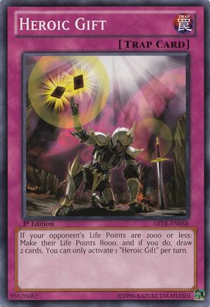 Heroic Gift [ABYR-EN068] Common - Yu-Gi-Oh! - Card Brawlers | Quebec | Canada |