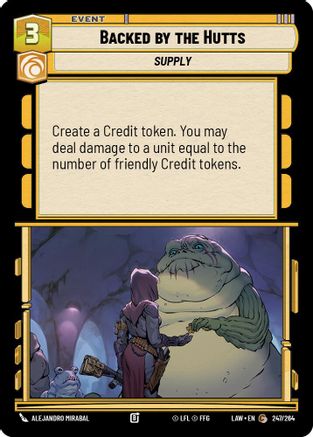Backed by the Hutts (247/264) - A Lawless Time - A Lawless Time - Card Brawlers | Quebec | Canada |