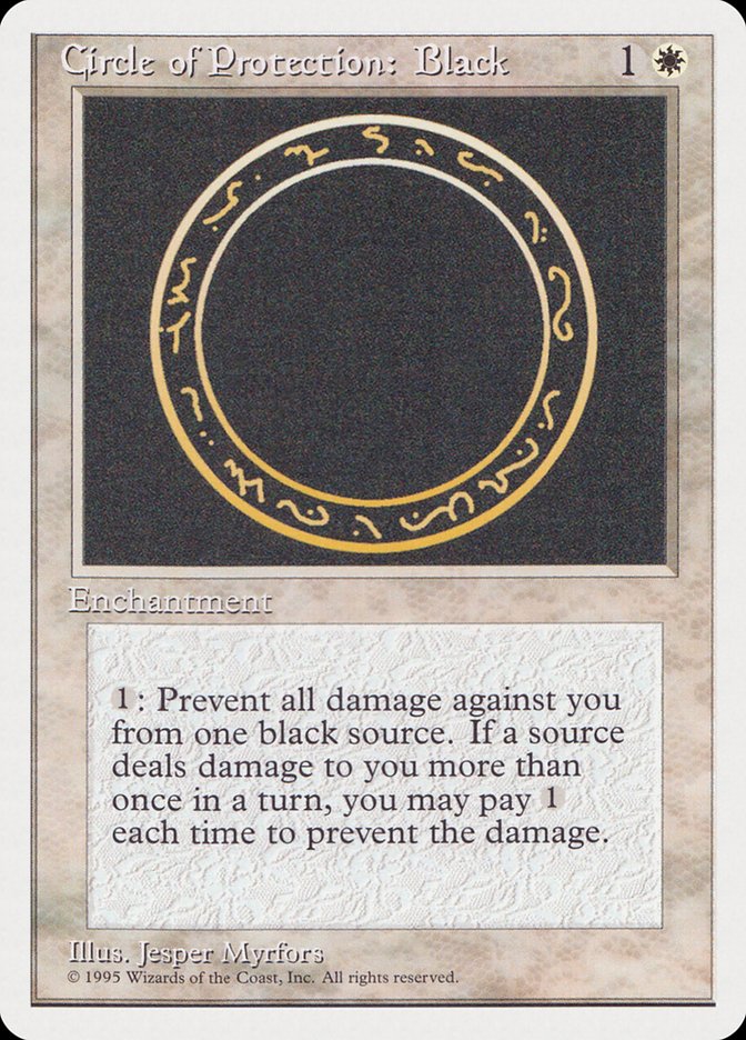 Circle of Protection: Black [Rivals Quick Start Set] - Magic: The Gathering - Card Brawlers | Quebec | Canada |