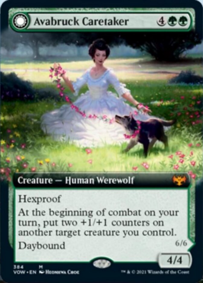 Avabruck Caretaker // Hollowhenge Huntmaster (Extended Art) [Innistrad: Crimson Vow] - Magic: The Gathering - Card Brawlers | Quebec | Canada |