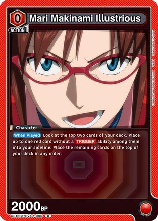 Mari Makinami Illustrious (090) (UE15BT/EVA-1-090) - UE15BT Evangelion New Theatrical Edition - UE15BT: Evangelion: New Theatrical Edition - Card Brawlers | Quebec | Canada |