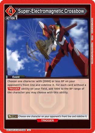 Super-Electromagnetic Crossbow (UE15BT/EVA-1-098) - UE15BT Evangelion New Theatrical Edition - UE15BT: Evangelion: New Theatrical Edition - Card Brawlers | Quebec | Canada |