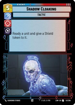 Shadow Cloaking (43/264) - A Lawless Time - A Lawless Time - Card Brawlers | Quebec | Canada |
