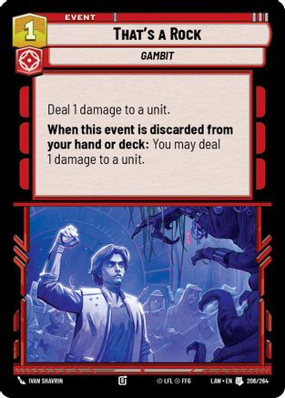 That's a Rock (208/264) - A Lawless Time - A Lawless Time - Card Brawlers | Quebec | Canada |