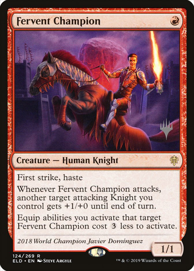 Fervent Champion (Promo Pack) [Throne of Eldraine Promos] - Magic: The Gathering - Card Brawlers | Quebec | Canada |