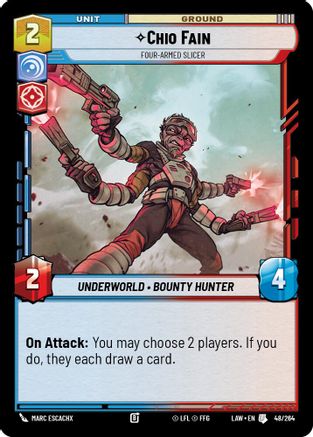 Chio Fain - Four-Armed Slicer (48/264) - A Lawless Time - A Lawless Time - Card Brawlers | Quebec | Canada |