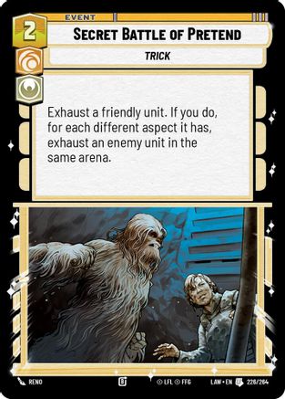 Secret Battle of Pretend (226/264) - A Lawless Time - A Lawless Time - Card Brawlers | Quebec | Canada |