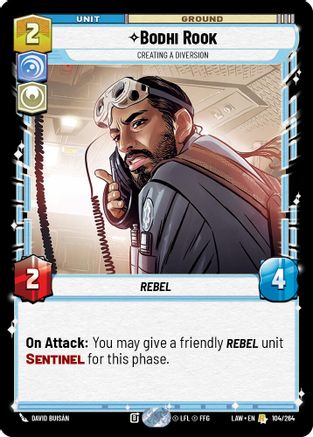 Bodhi Rook - Creating a Diversion (104/264) - A Lawless Time - A Lawless Time - Card Brawlers | Quebec | Canada |
