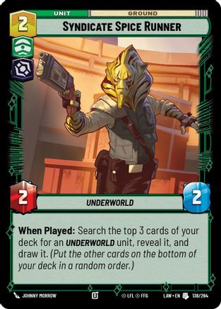 Syndicate Spice Runner (136/264) - A Lawless Time - A Lawless Time - Card Brawlers | Quebec | Canada |