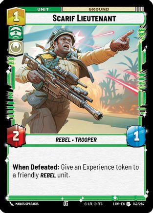 Scarif Lieutenant (142/264) - A Lawless Time - A Lawless Time - Card Brawlers | Quebec | Canada |