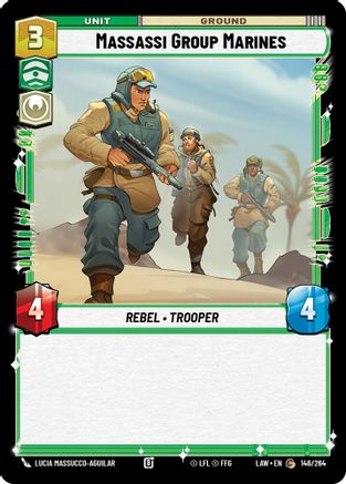 Massassi Group Marines (148/264) - A Lawless Time - A Lawless Time - Card Brawlers | Quebec | Canada |