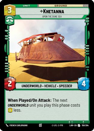 Khetanna - Upon the Dune Sea (158/264) - A Lawless Time - A Lawless Time - Card Brawlers | Quebec | Canada |