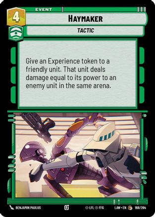 Haymaker (168/264) - A Lawless Time - A Lawless Time - Card Brawlers | Quebec | Canada |