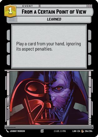 From a Certain Point of View (264/264) - A Lawless Time - A Lawless Time - Card Brawlers | Quebec | Canada |