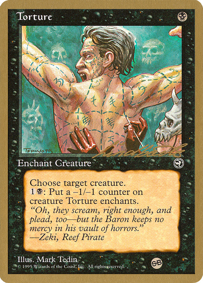 Torture (Leon Lindback) (SB) [Pro Tour Collector Set] - Magic: The Gathering - Card Brawlers | Quebec | Canada |