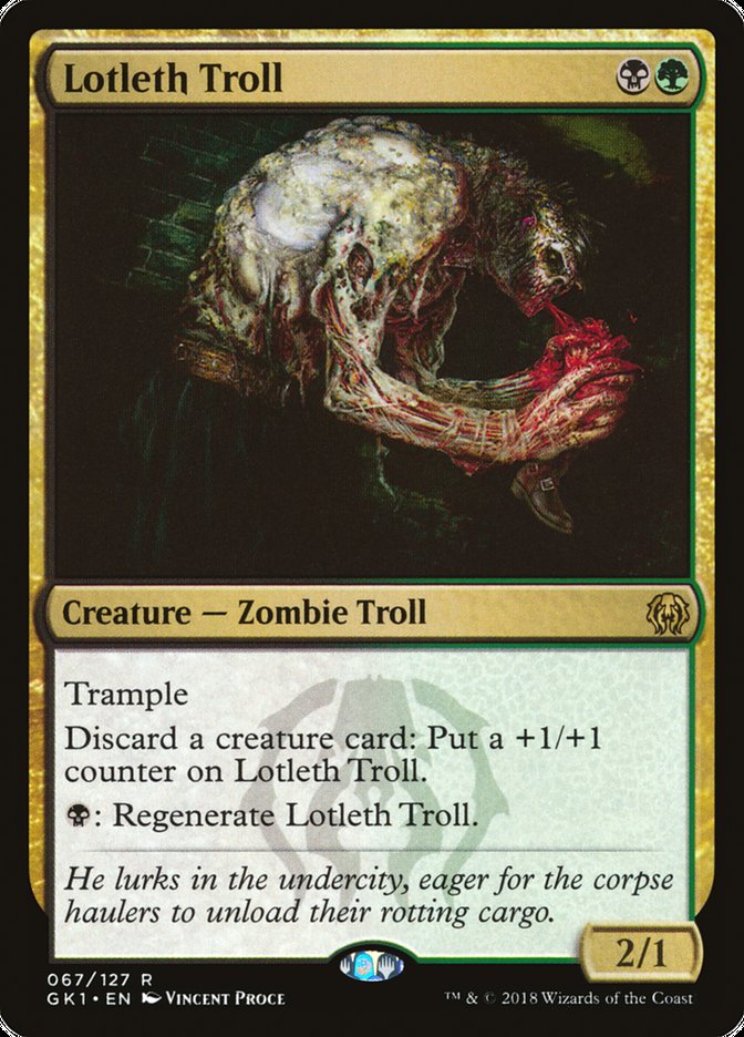 Lotleth Troll [Guilds of Ravnica Guild Kit] - Magic: The Gathering - Card Brawlers | Quebec | Canada |