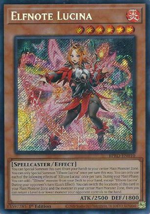 Elfnote Lucina [BPRO-EN010] Secret Rare - Burst Protocol - Card Brawlers | Quebec | Canada |