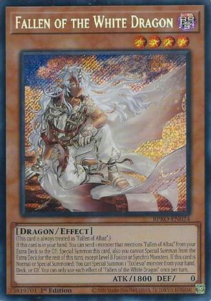 Fallen of the White Dragon [BPRO-EN024] Secret Rare - Burst Protocol - Card Brawlers | Quebec | Canada |