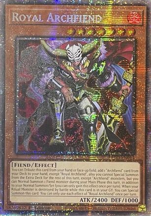 Royal Archfiend [BPRO-EN014] Starlight Rare - Burst Protocol - Card Brawlers | Quebec | Canada |