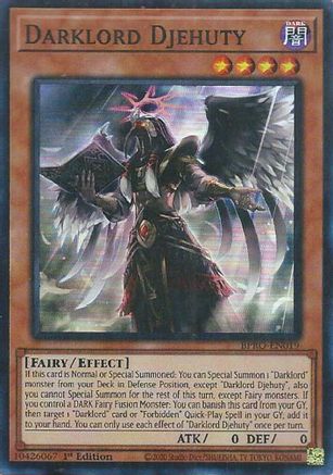 Darklord Djehuty [BPRO-EN019] Super Rare - Burst Protocol - Card Brawlers | Quebec | Canada |