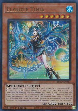 Elfnote Tinia [BPRO-EN011] Ultra Rare - Burst Protocol - Card Brawlers | Quebec | Canada |