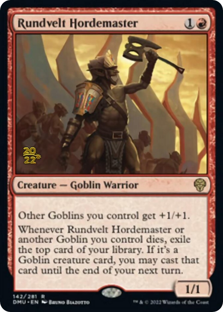 Rundvelt Hordemaster [Dominaria United Prerelease Promos] - Magic: The Gathering - Card Brawlers | Quebec | Canada |