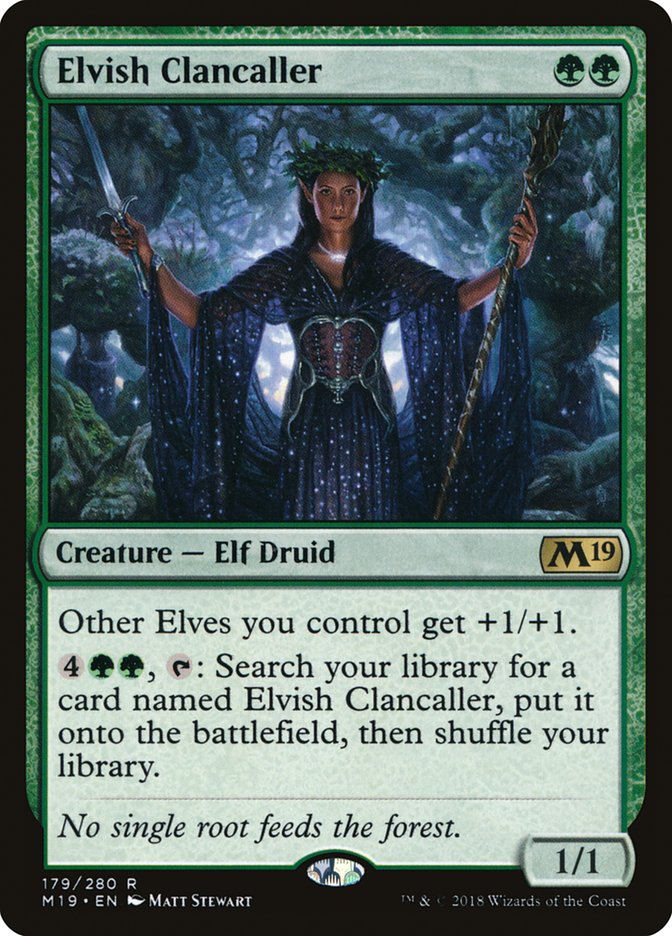 Elvish Clancaller [Core Set 2019] - Magic: The Gathering - Card Brawlers | Quebec | Canada |