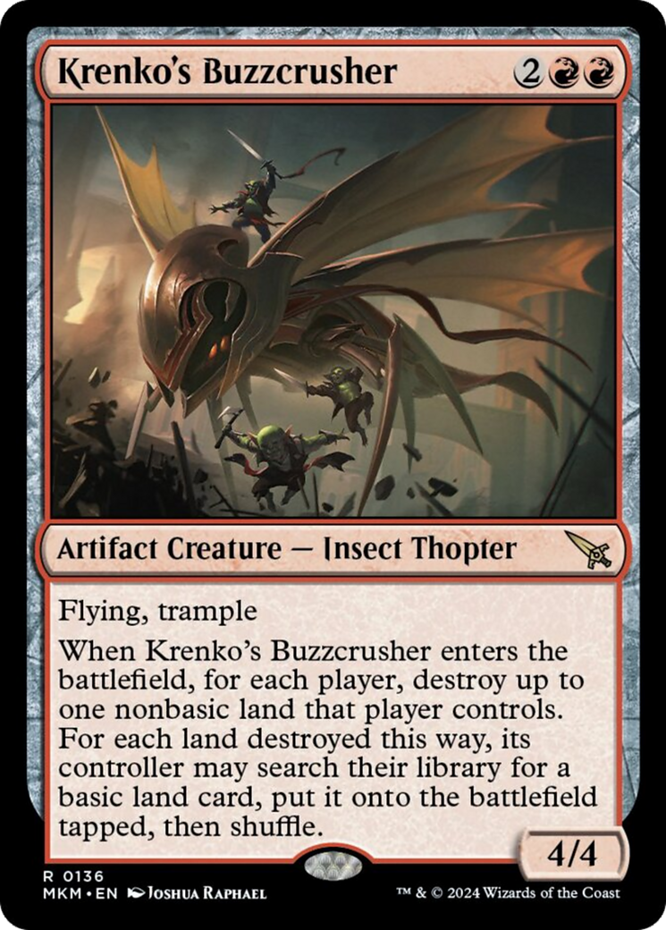 Krenko's Buzzcrusher [Murders at Karlov Manor] - Magic: The Gathering - Card Brawlers | Quebec | Canada |