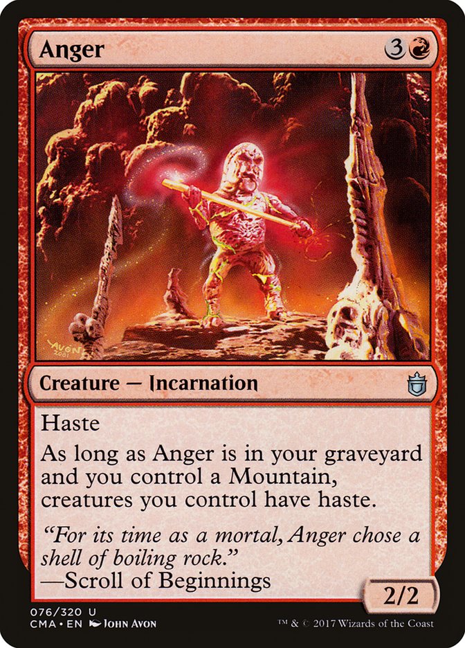 Anger [Commander Anthology] - Magic: The Gathering - Card Brawlers | Quebec | Canada |