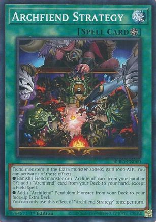 Archfiend Strategy [BPRO-EN060] Common - Burst Protocol - Card Brawlers | Quebec | Canada |