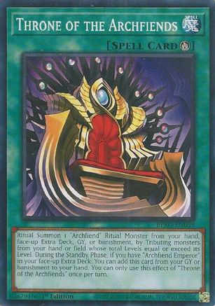 Throne of the Archfiends [BPRO-EN059] Common - Burst Protocol - Card Brawlers | Quebec | Canada |