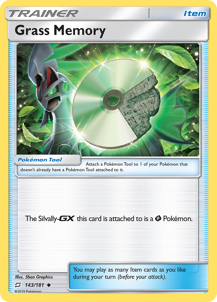 Grass Memory (143/181) [Sun & Moon: Team Up] - Pokémon - Card Brawlers | Quebec | Canada |