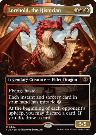 Lorehold, the Historian (Borderless) (SOS-284) - Secrets of Strixhaven - Secrets of Strixhaven - Card Brawlers | Quebec | Canada |