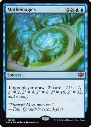 Mathemagics (SOS-058) - Secrets of Strixhaven Foil - Secrets of Strixhaven - Card Brawlers | Quebec | Canada |